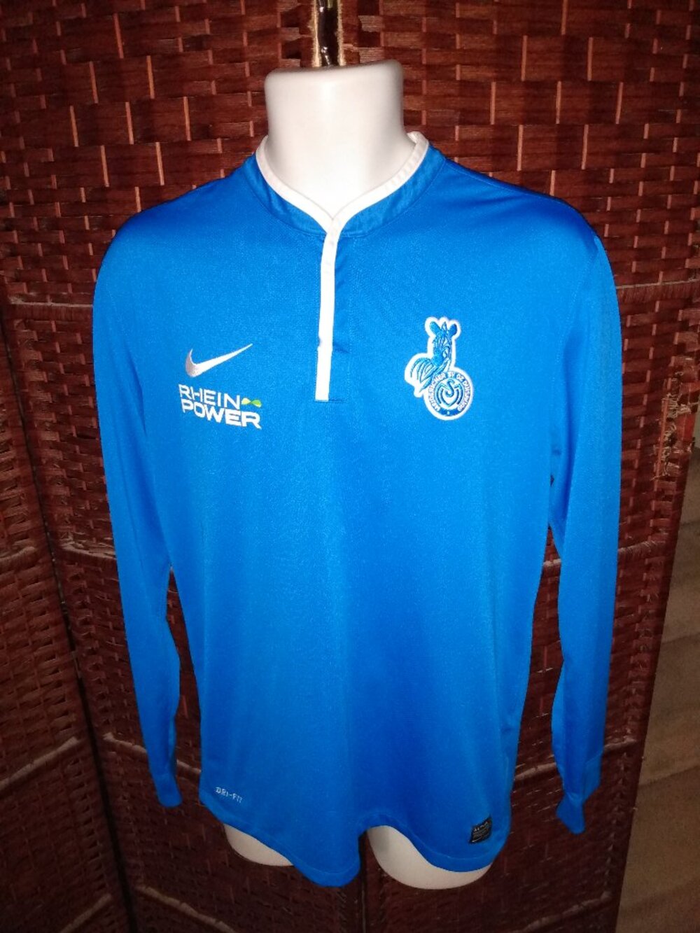 Nike MSV Duisberg Soccer Jersey Long Sleeve Medium